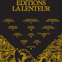 Editions La Lenteur catalogue 2026